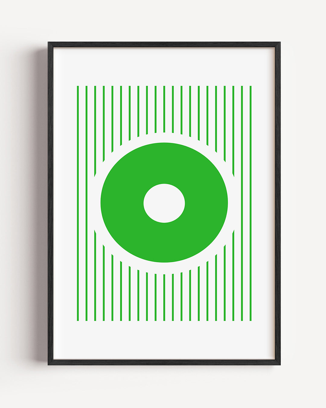 Cirkel en lijnen Poster