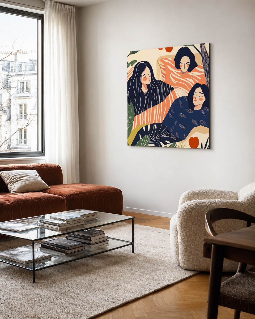 Dromerige figuren Kunstwerk