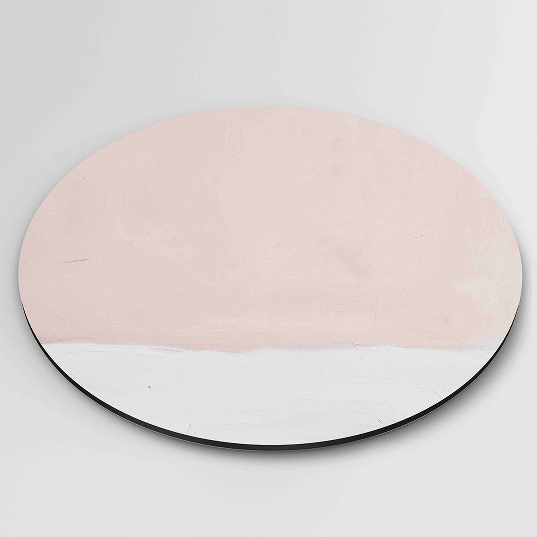 Roze en witte Muurcirkel