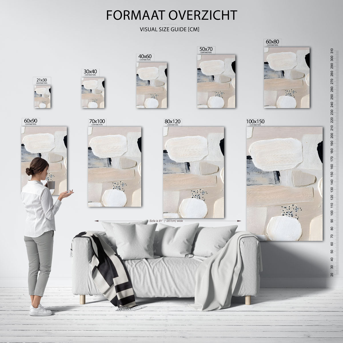 Abstracte vormen Poster
