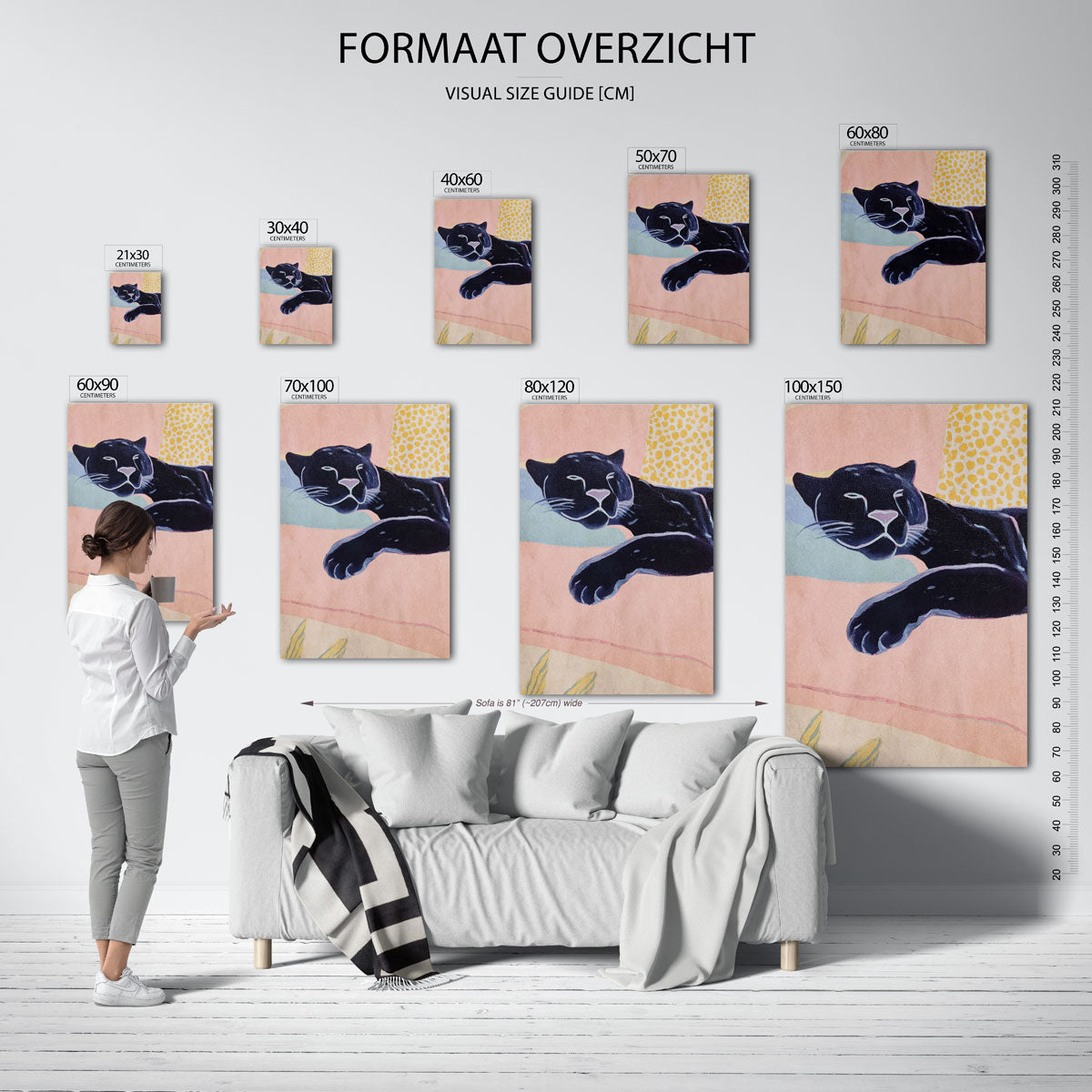 Zwarte panter Poster