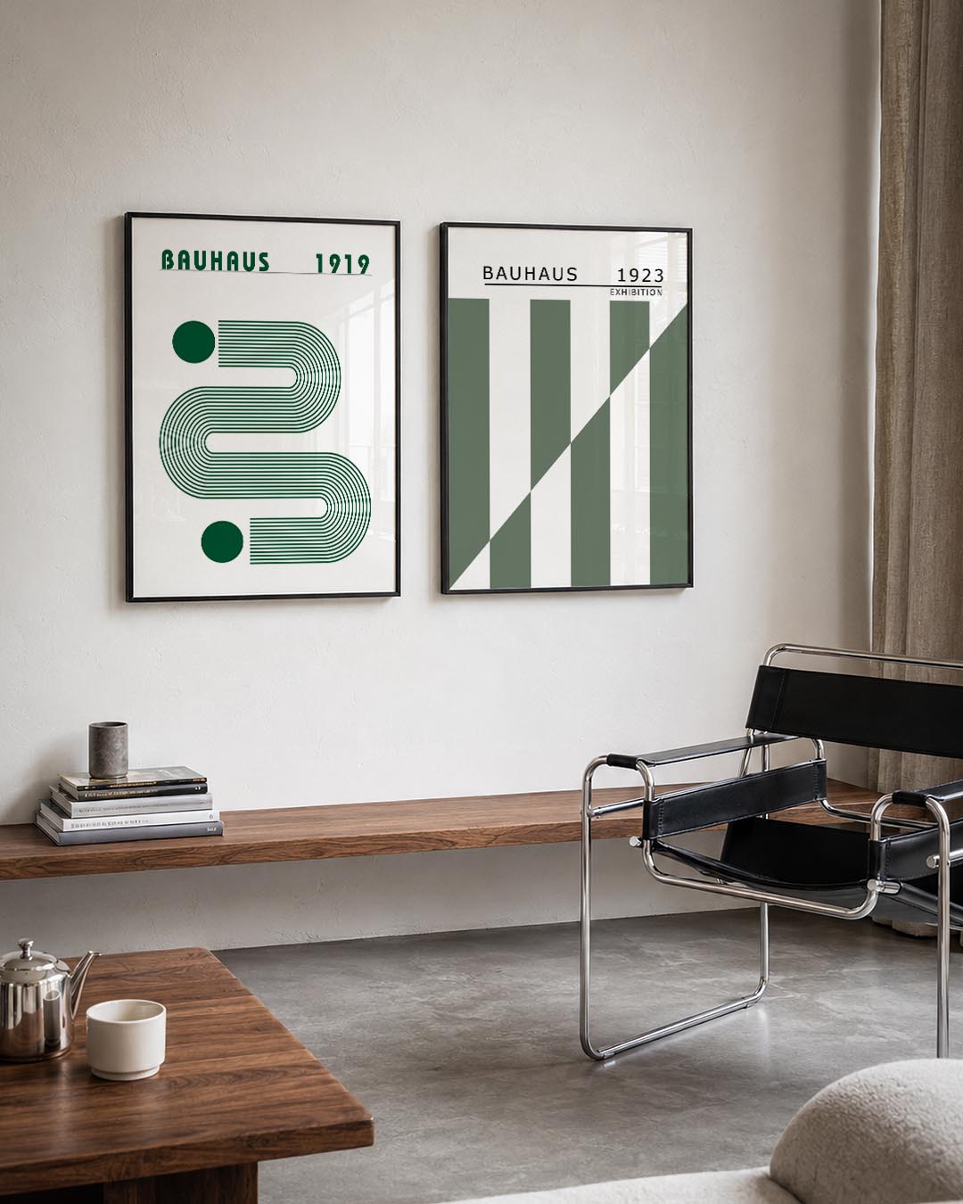 Lijnen en cirkelspel Posterset