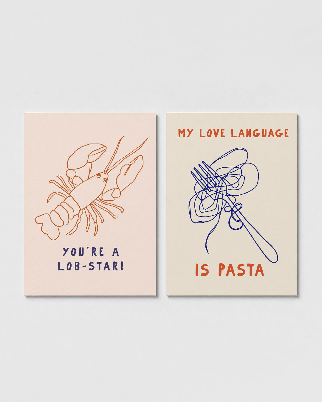 Kreeft lijnenspel Posterset