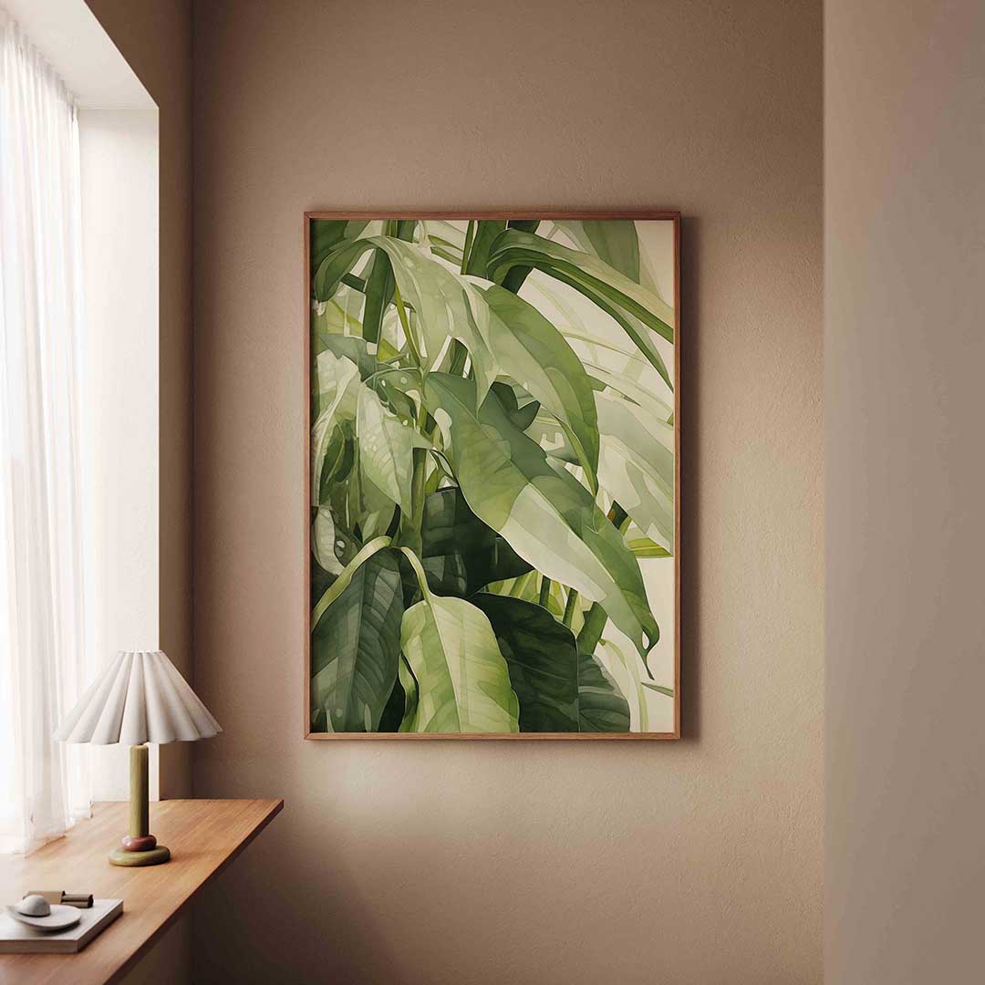 Groene bladeren Poster