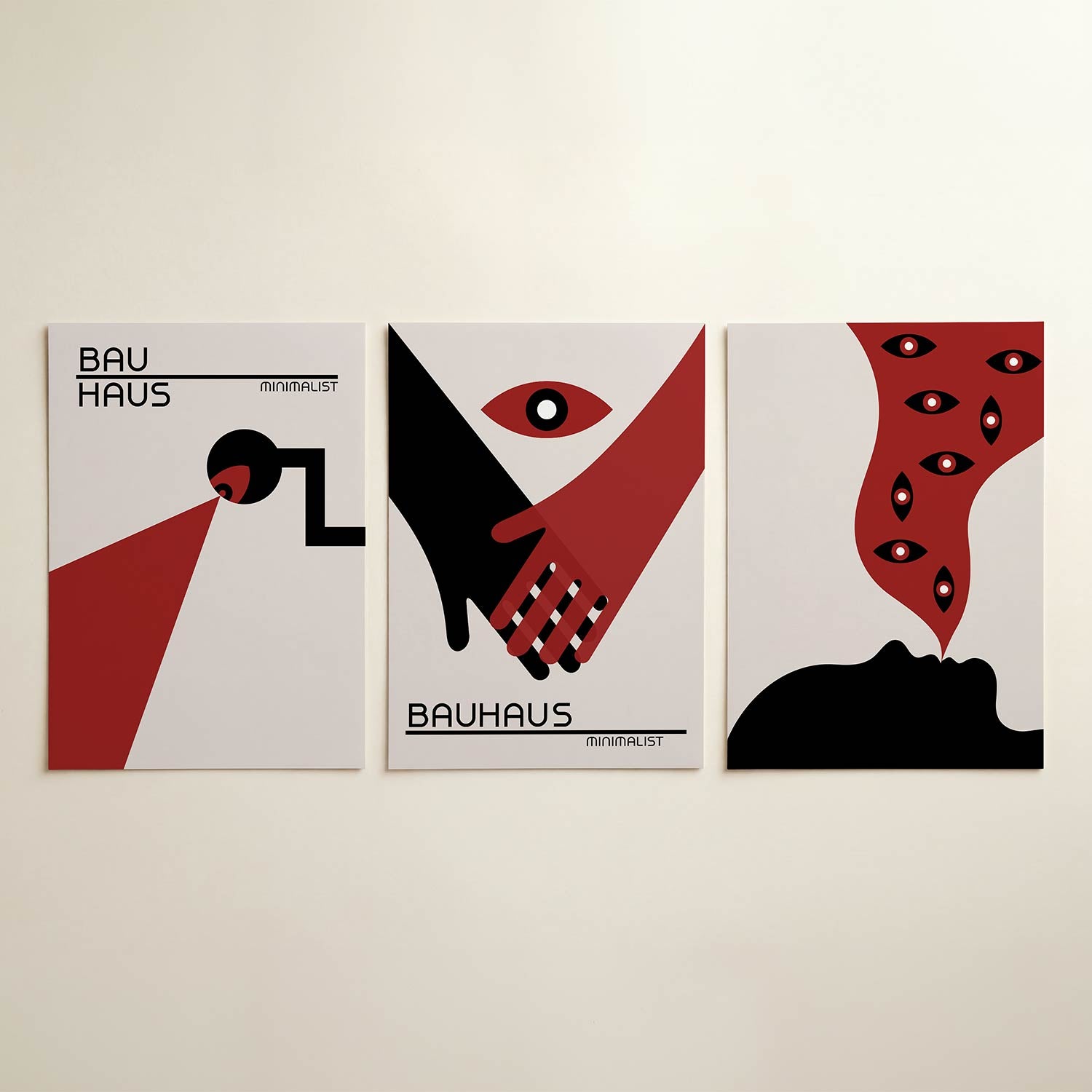 Vormen en vlakken Posterset