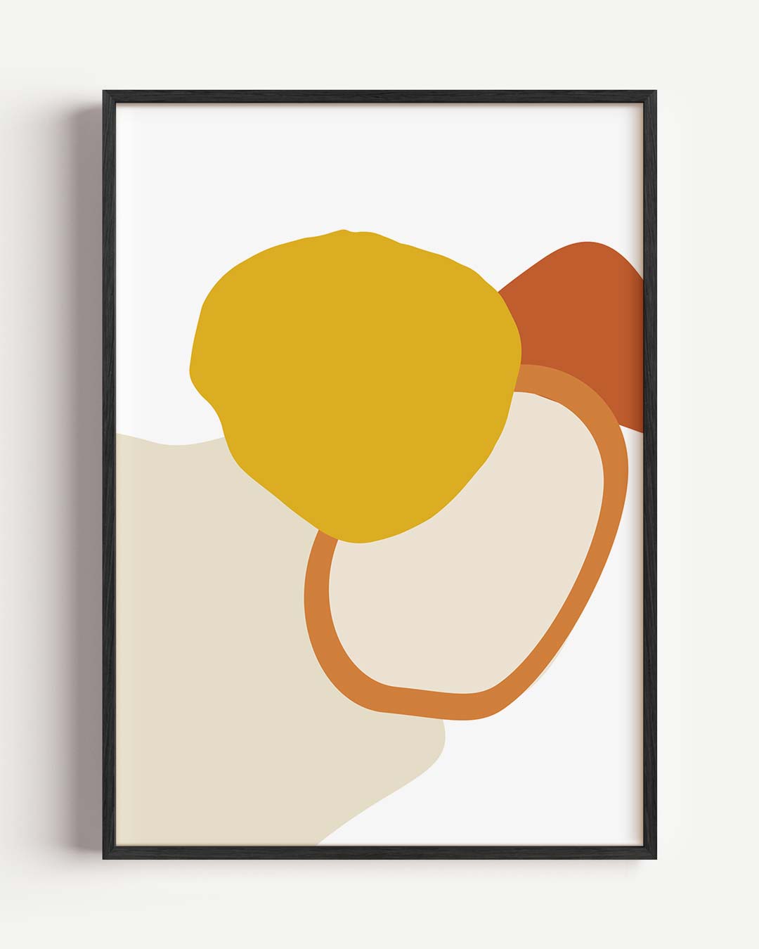 Vrolijke Abstracte Kunstposter-WallArtistic