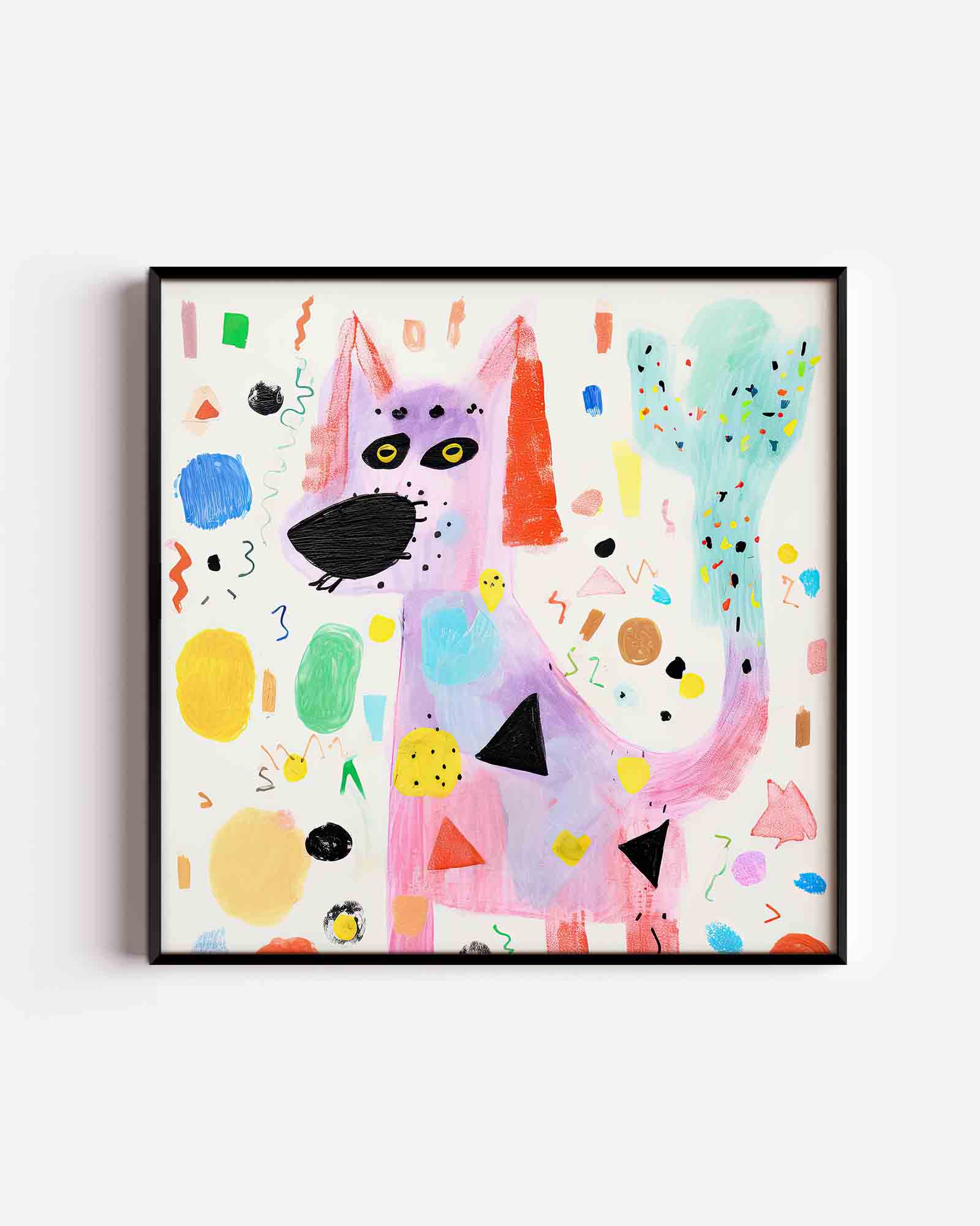 Speelse hond Poster