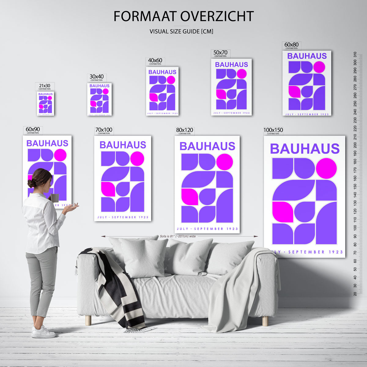Vorm en kleur Poster