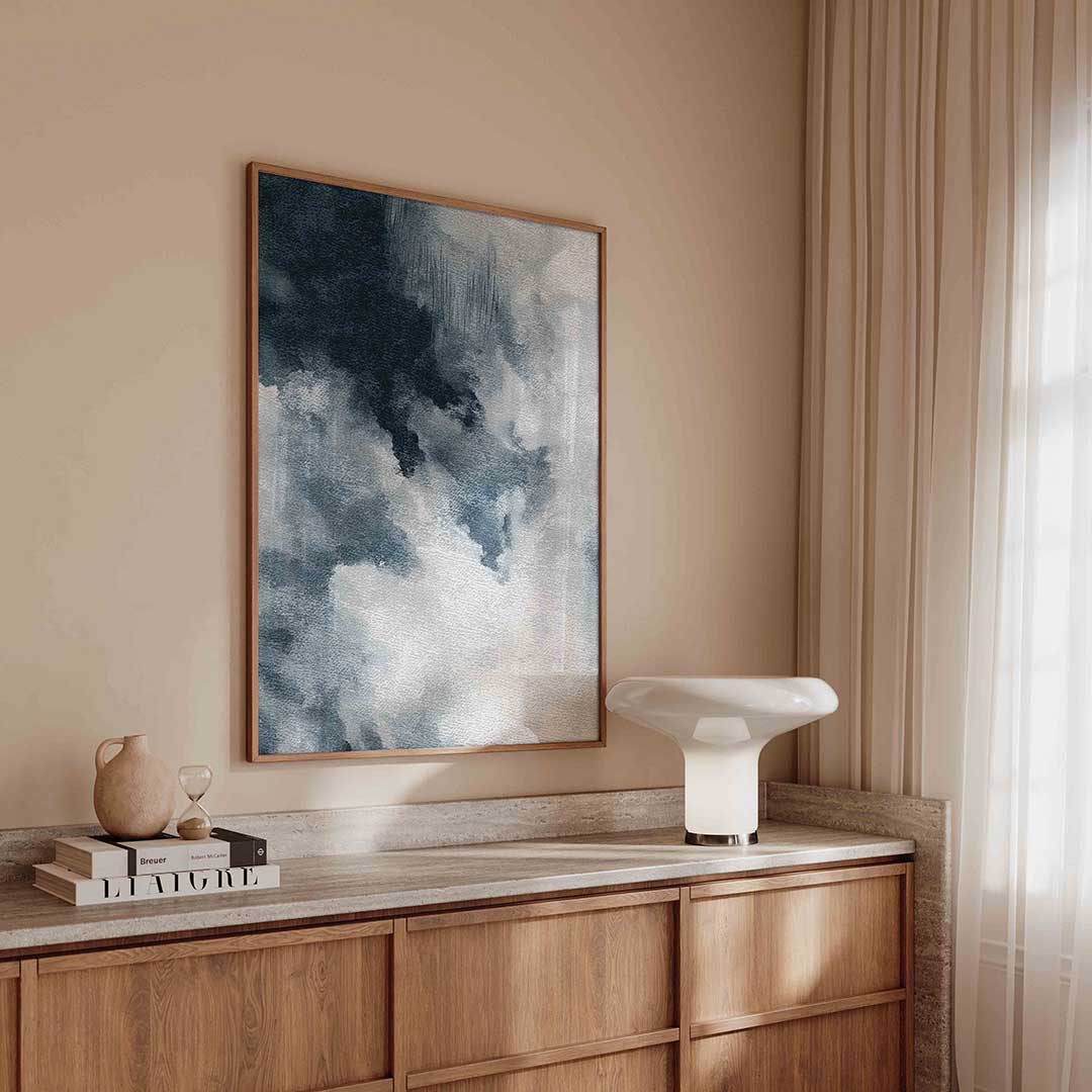 Abstracte wolken Poster