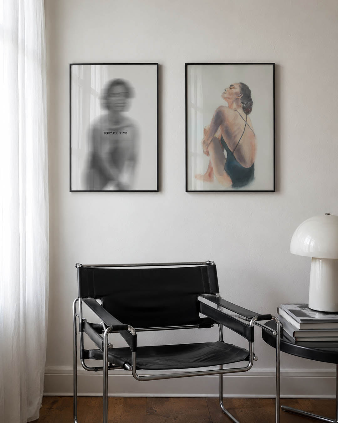 Vervagende beweging Posterset
