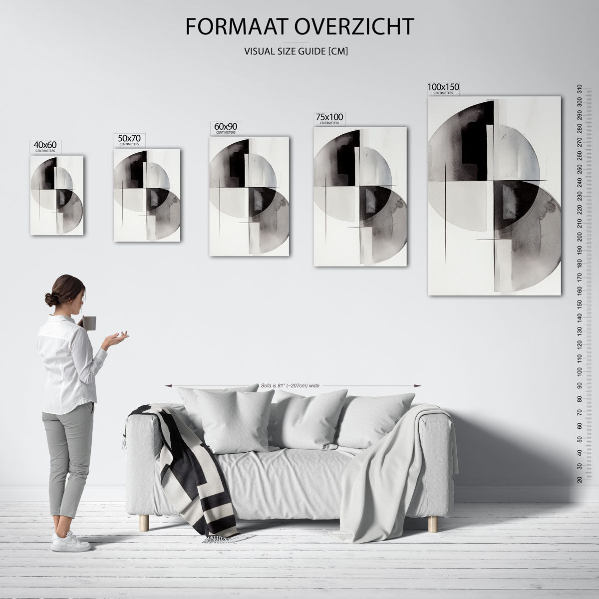Geometrische vormen Kunstwerk