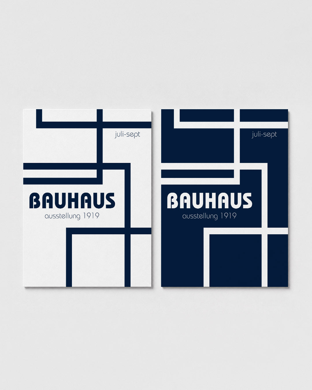 Lijnen en vlakken Posterset