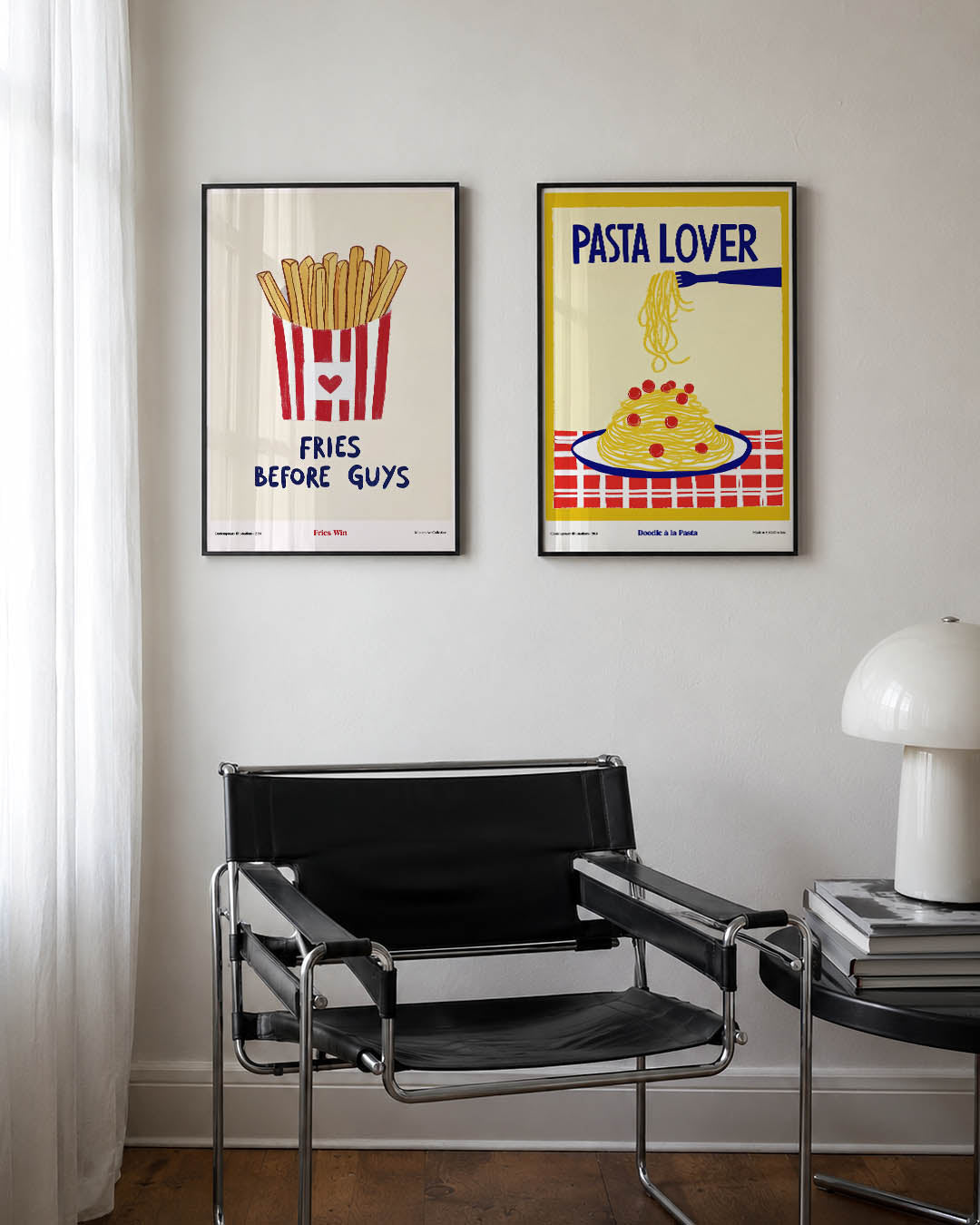 Friet en liefde Posterset