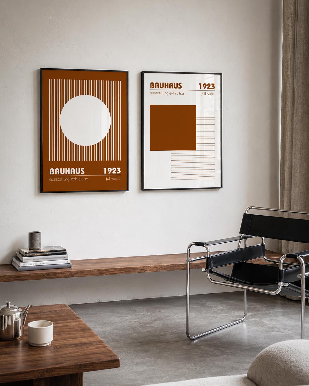 Lijnen en cirkel Postersets