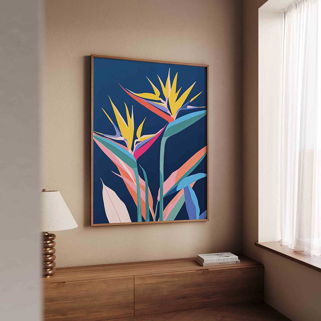 Paradijsvogelbloem Poster