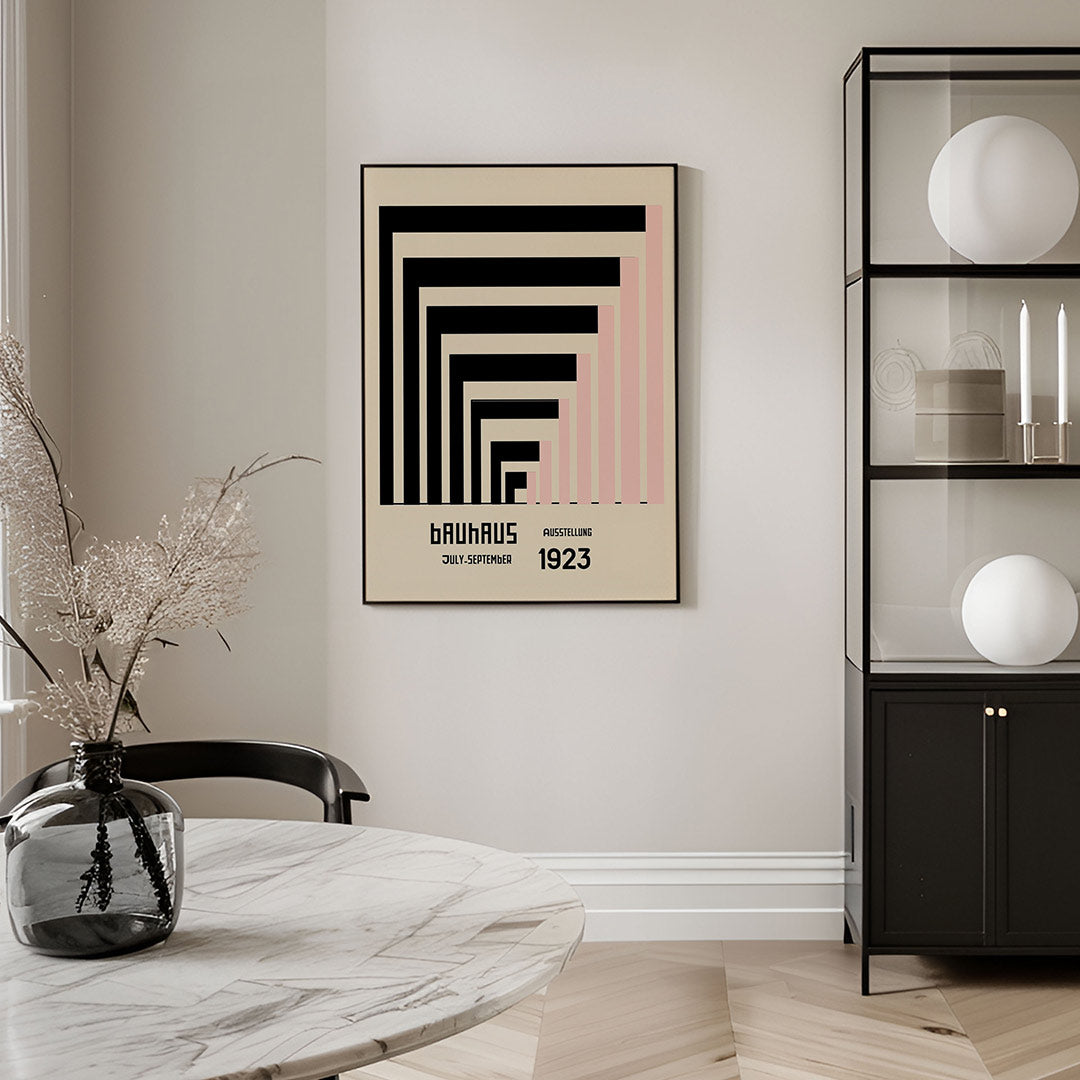 Lijnen en vlakkenspel Poster