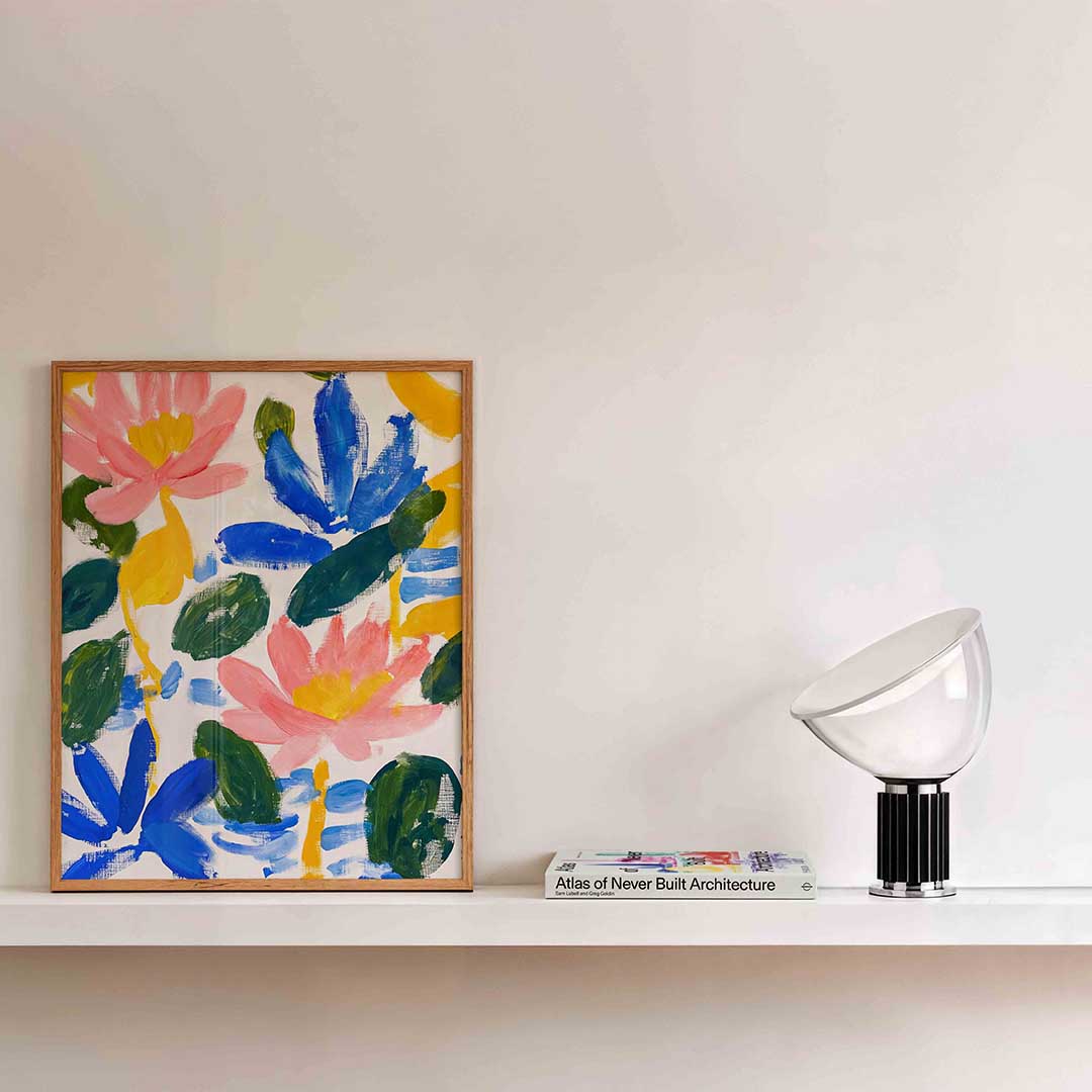 Bloemen en bladeren Poster