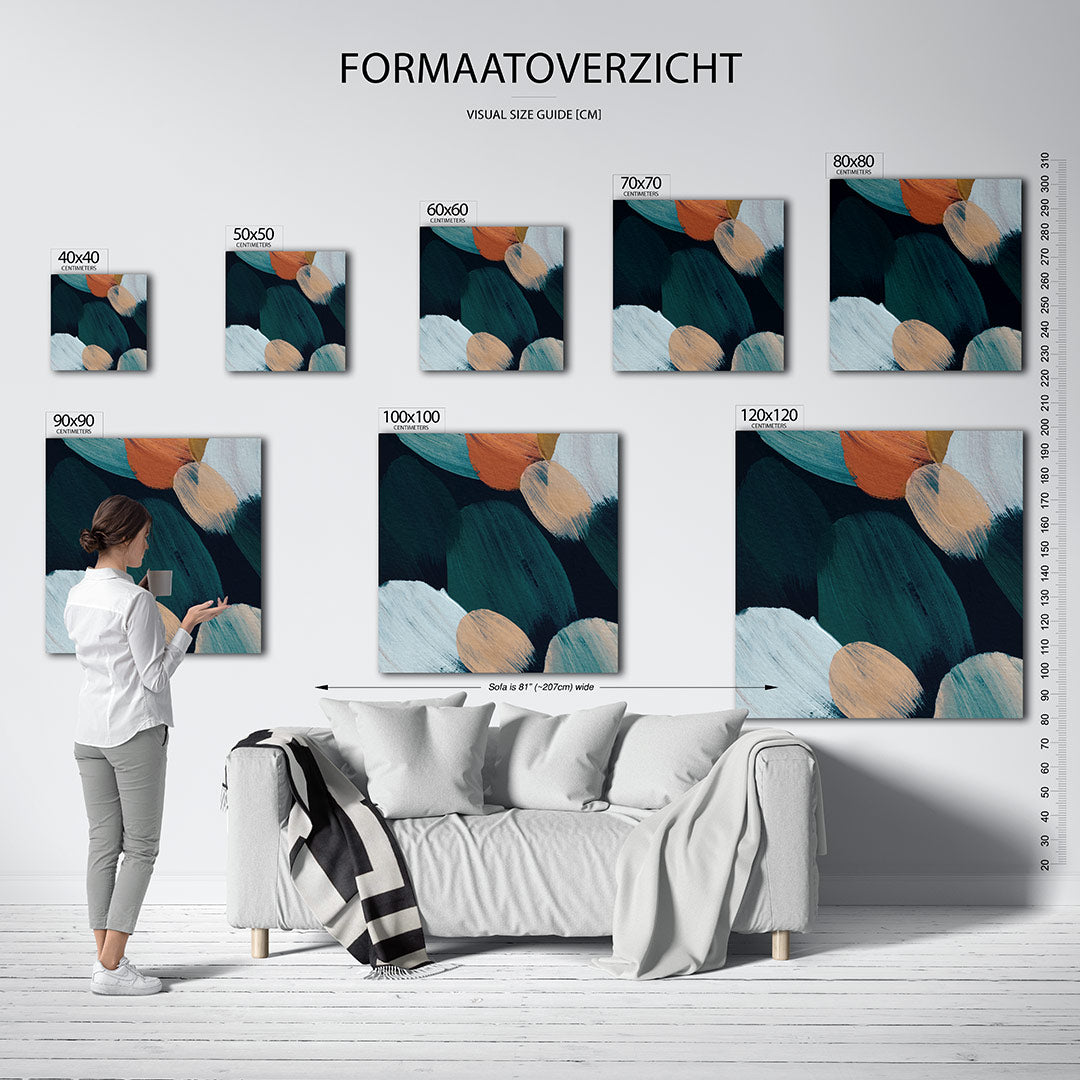 Kleurencompositie Kunstwerk