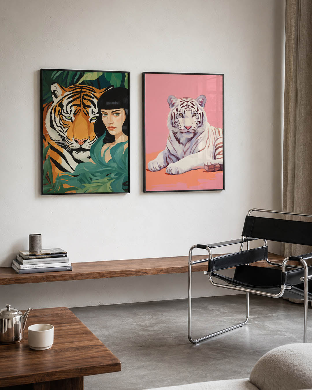 Dier en mens harmonie Posterset
