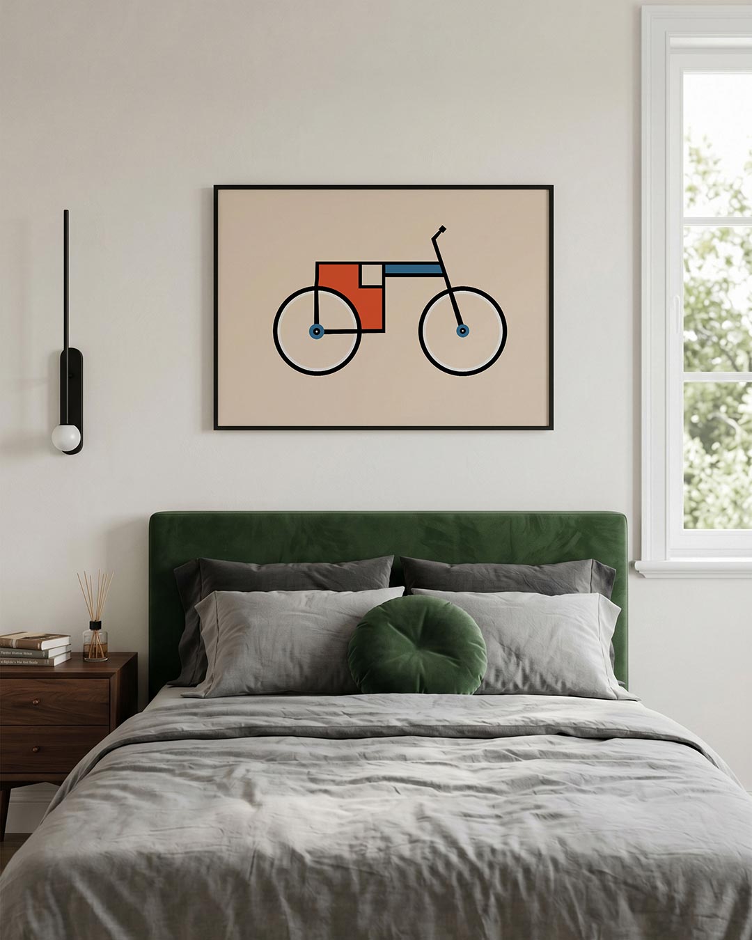 Fietsstructuur Poster