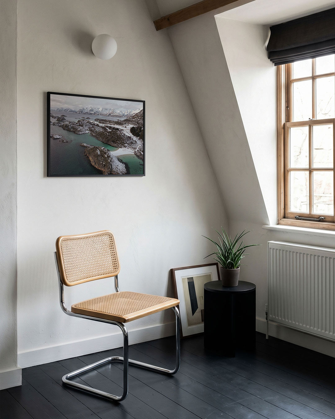 Rustige winterkust Poster
