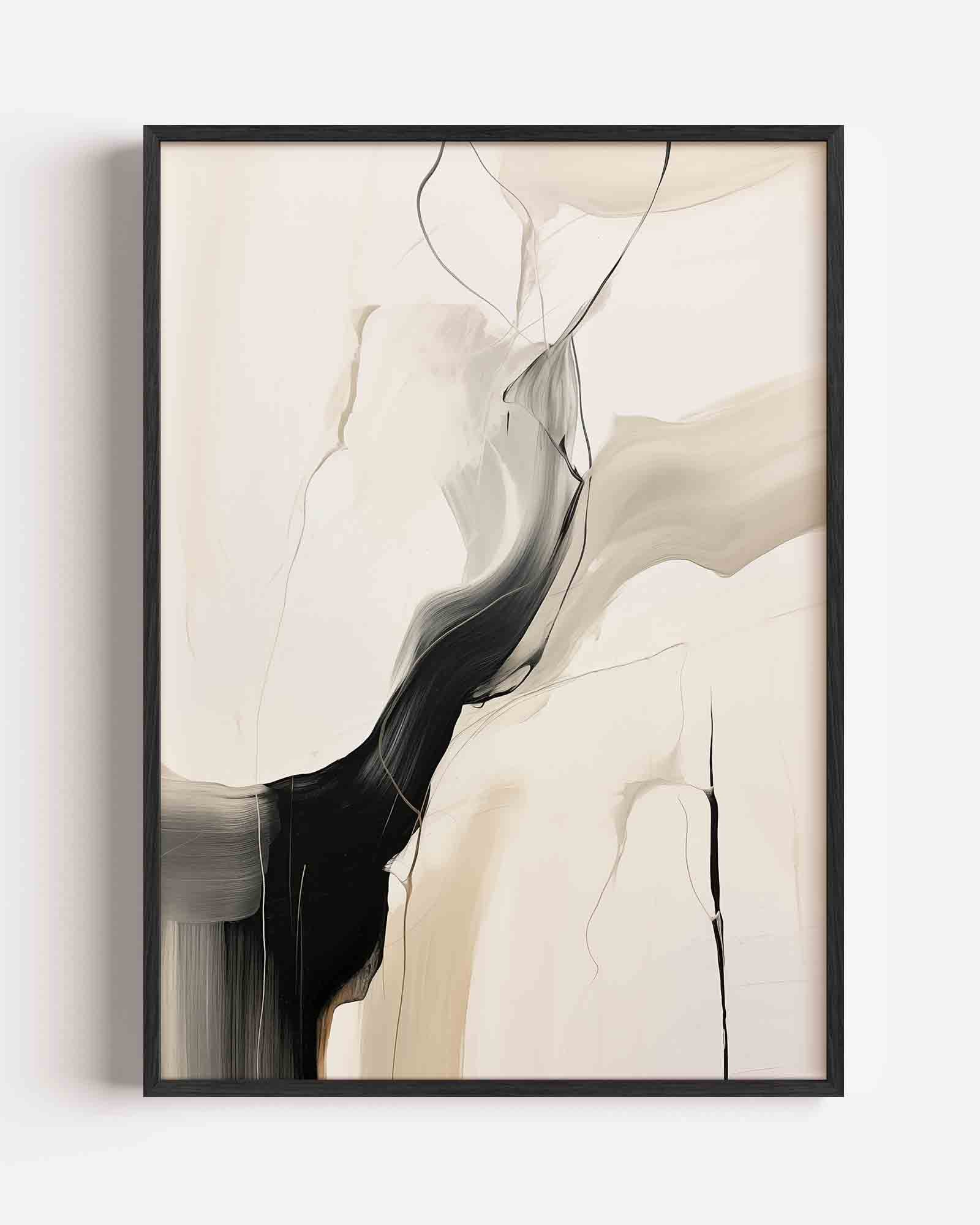 Abstracte lijnen Poster