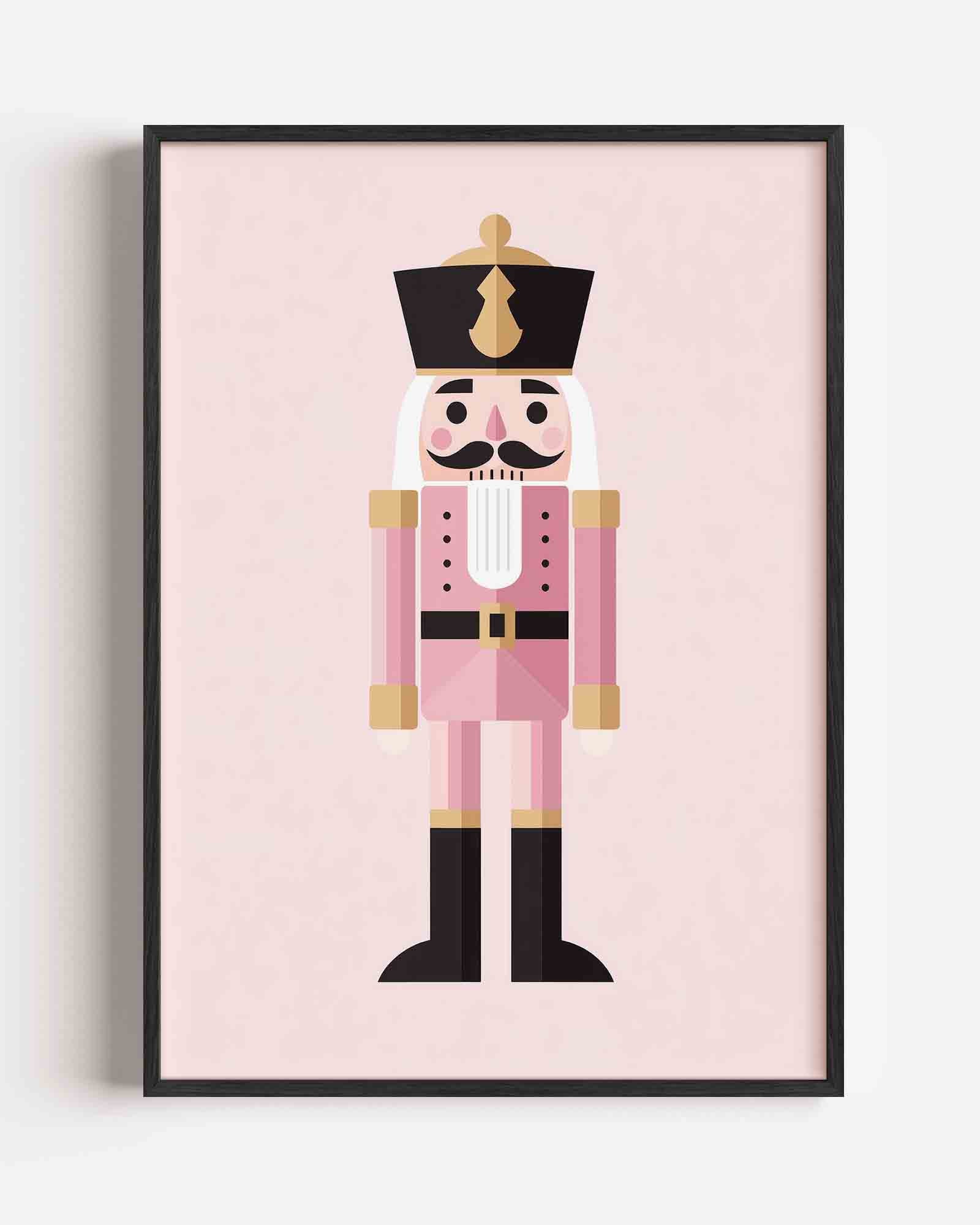 Roze notenkraker Poster