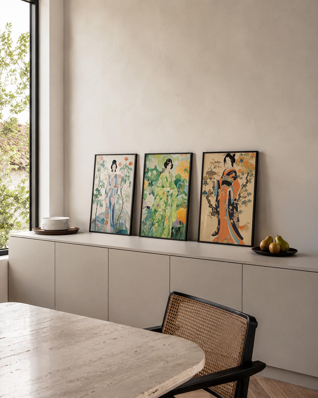 Natuurlijke elegantie Posterset