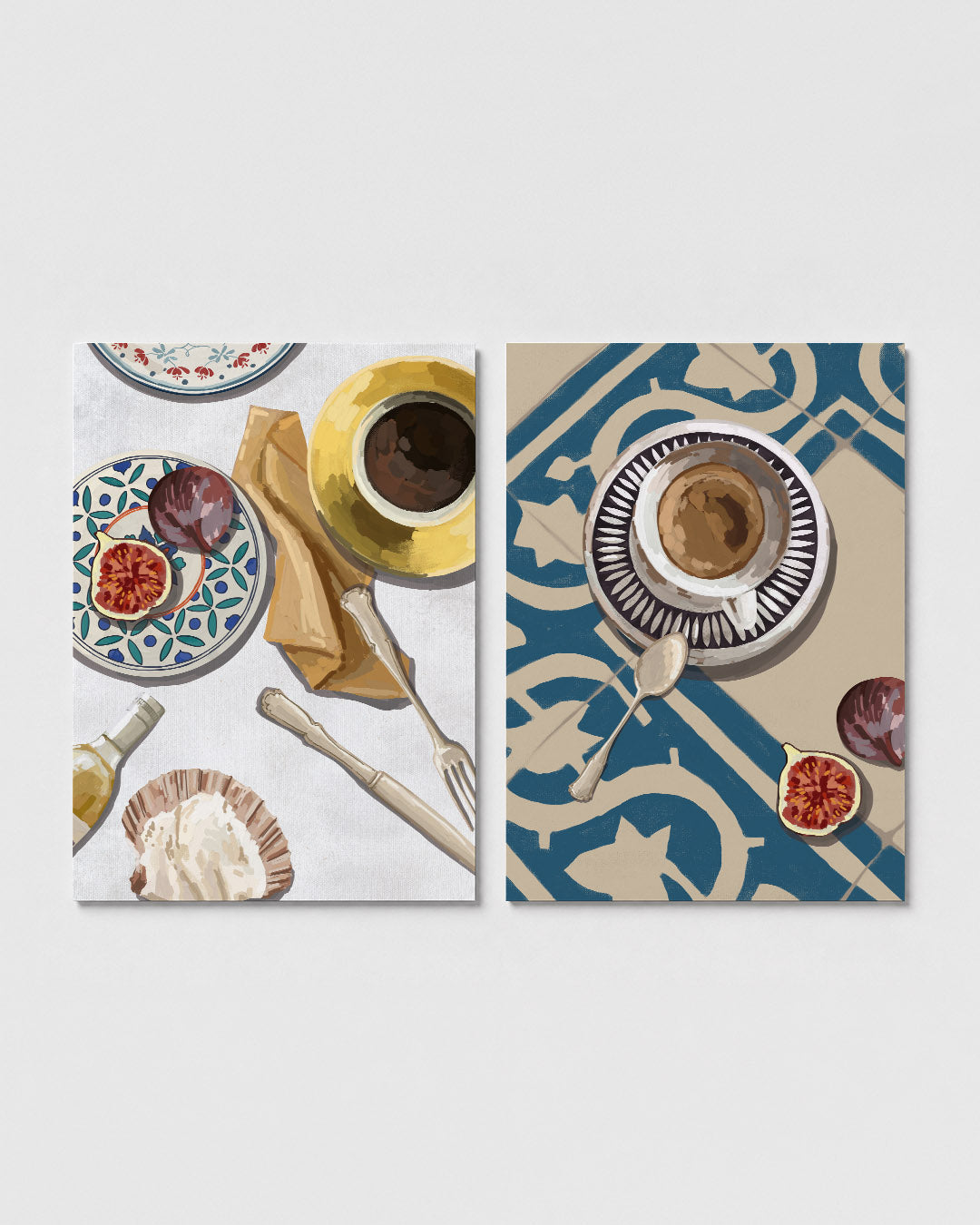 Eettafel compositie Posterset