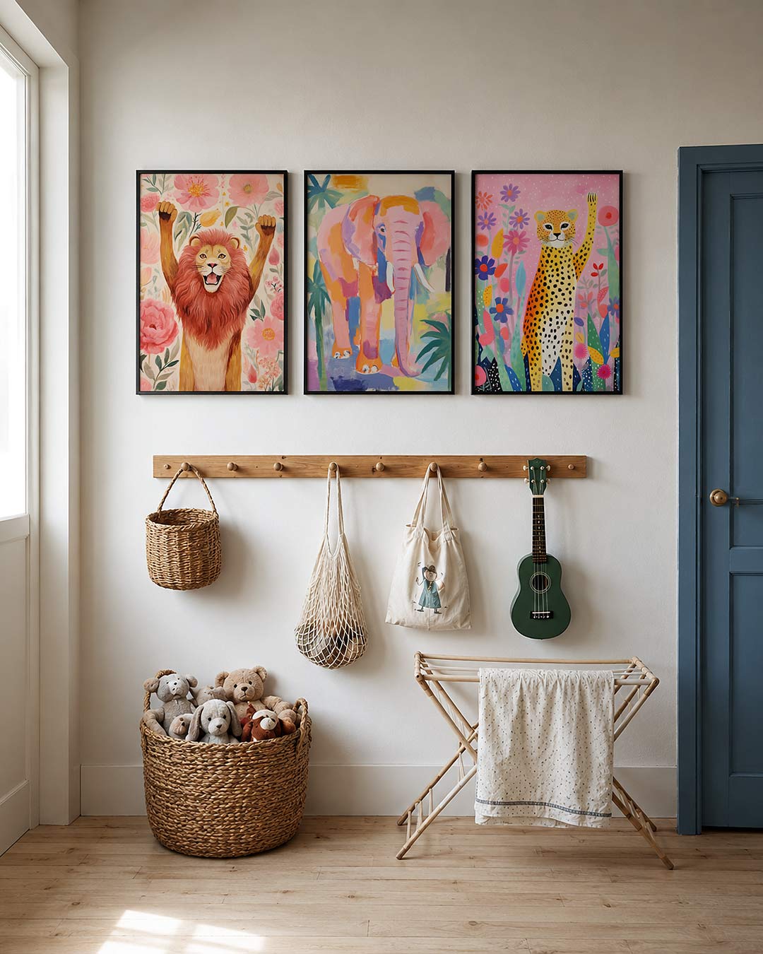 Kleurrijke dierenwereld Posterset