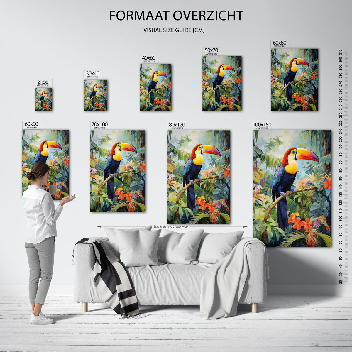 Tropische toekan Poster