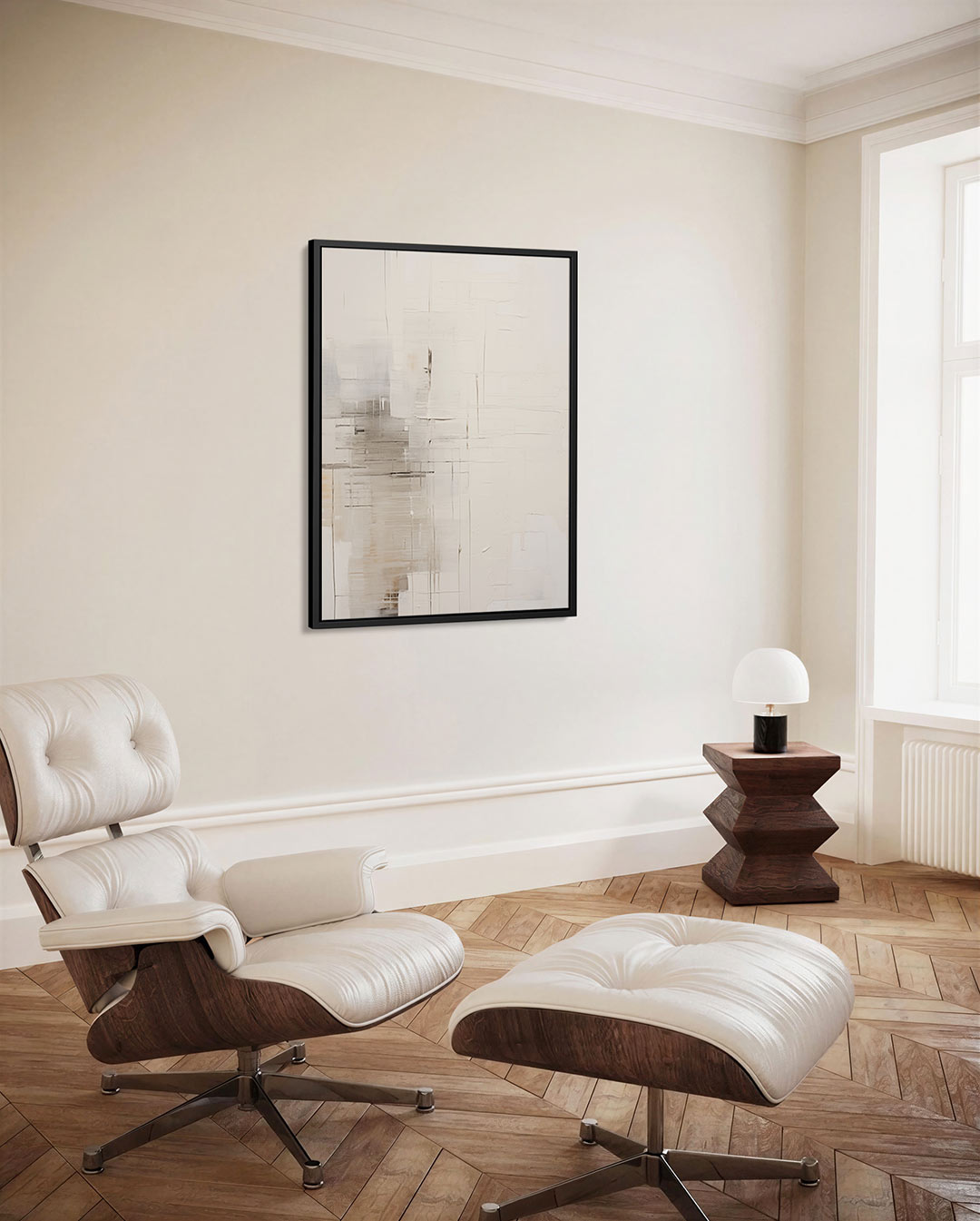 Lijnen en texturen Kunstwerk