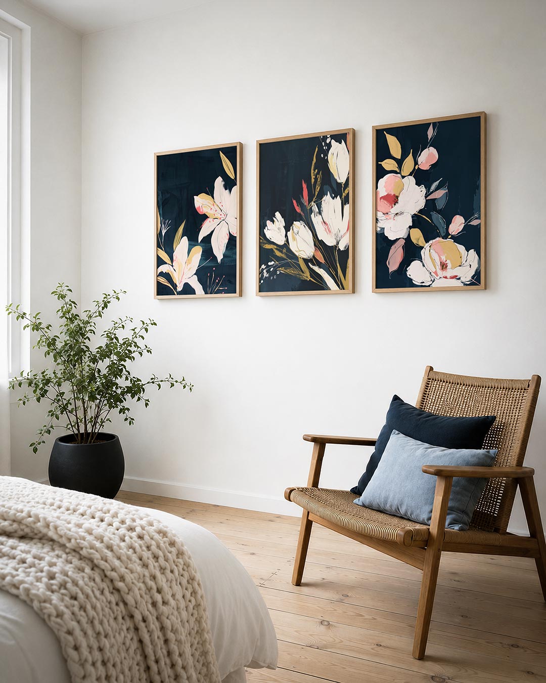 Bloemrijke elegantie Posterset