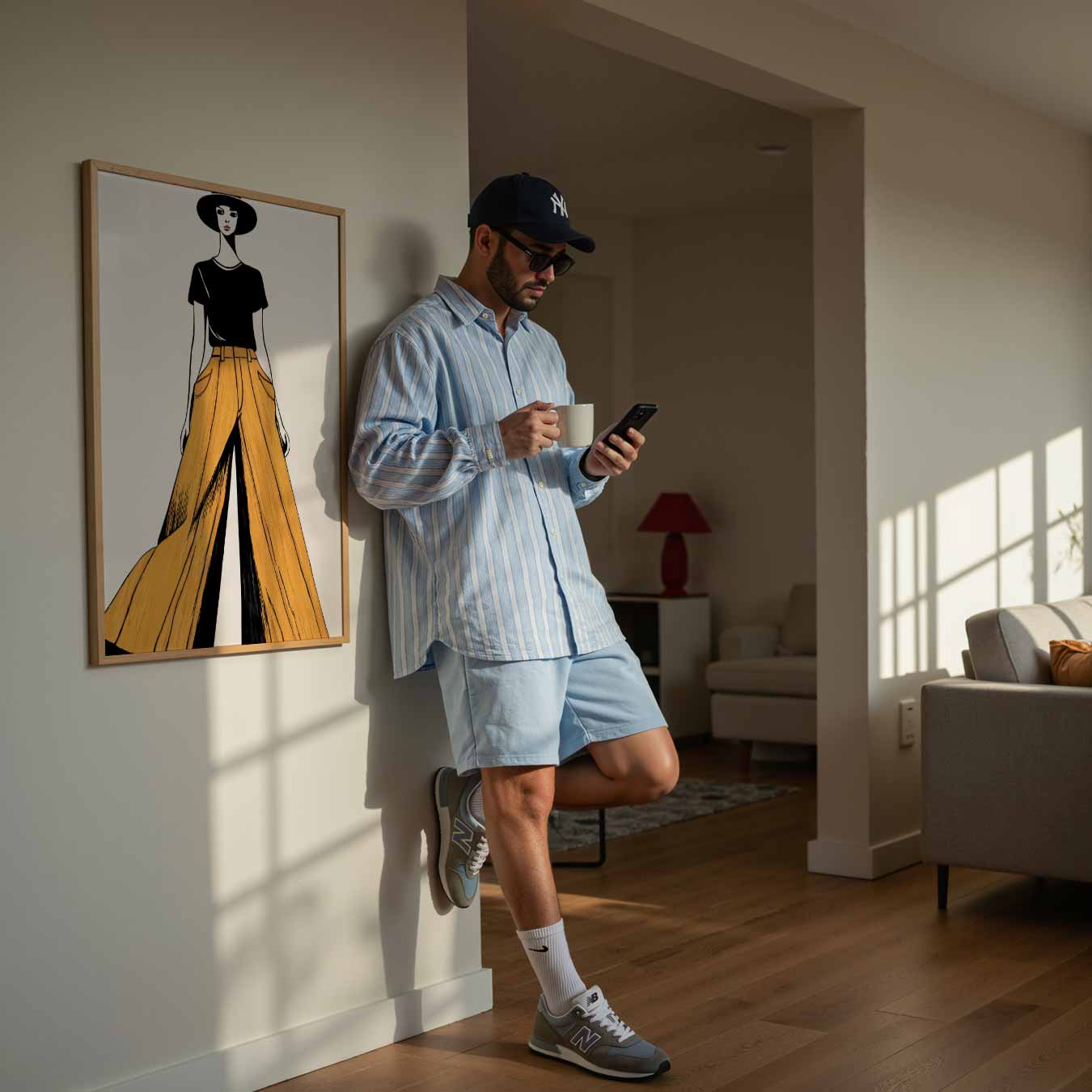 Chique Mode Illustratie Poster-WallArtistic