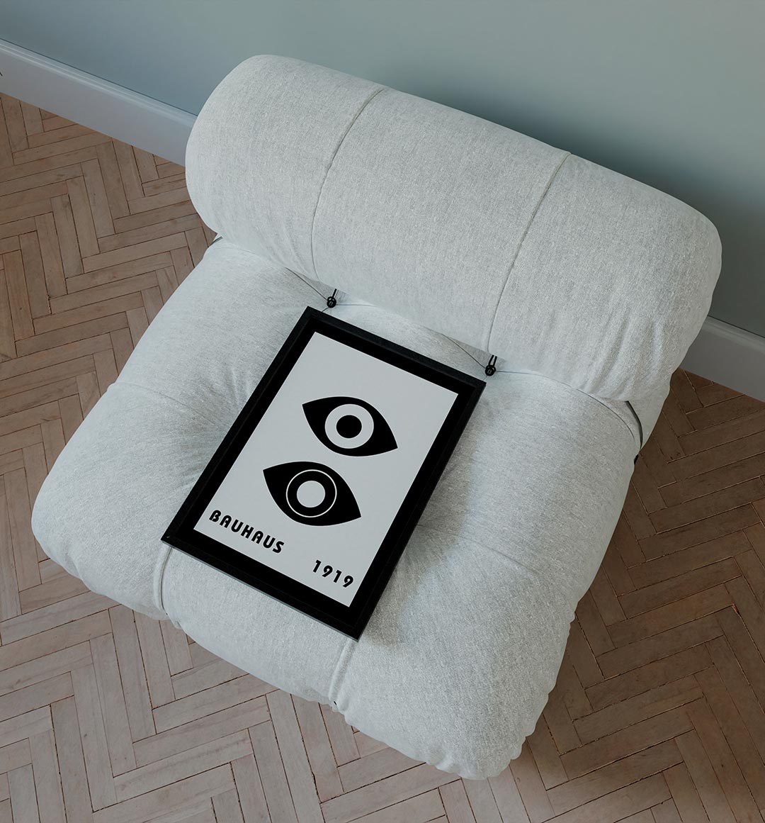 Oogvormen contrast Poster