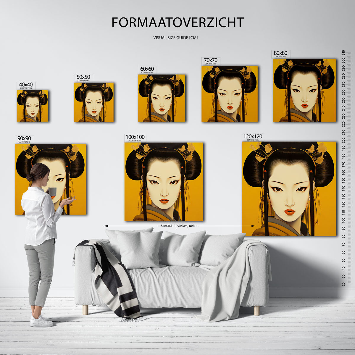 Vrouwelijk portret Poster