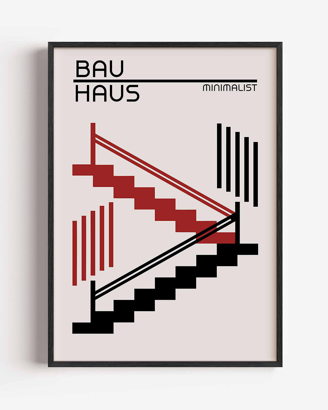 Lijnen en trappen Poster