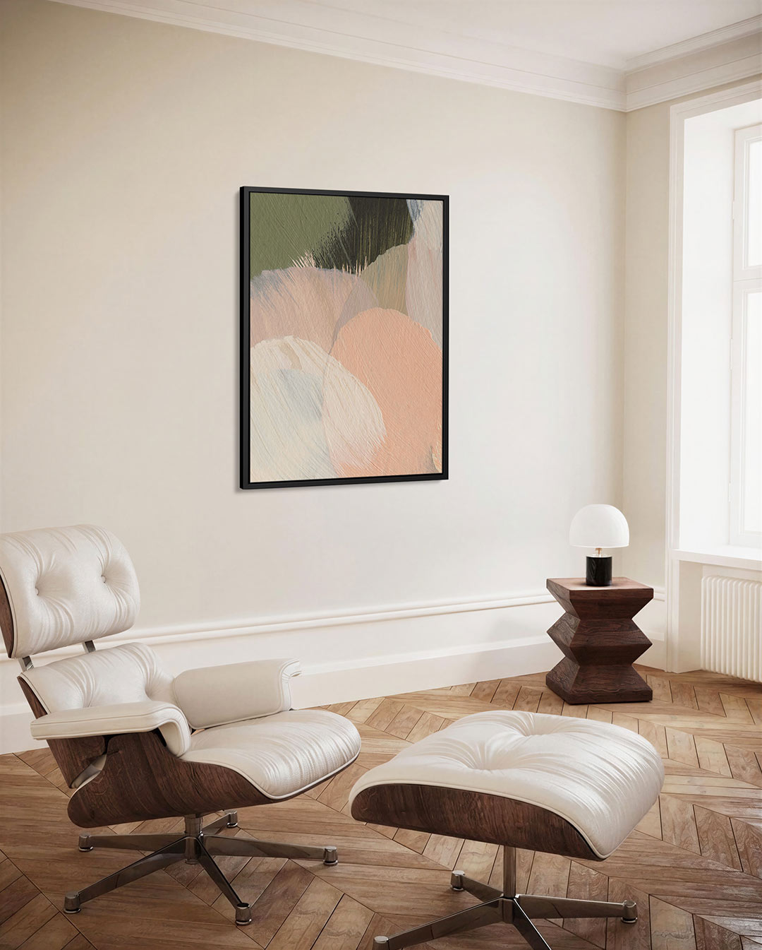 Organische kleurencompositie Kunstwerk