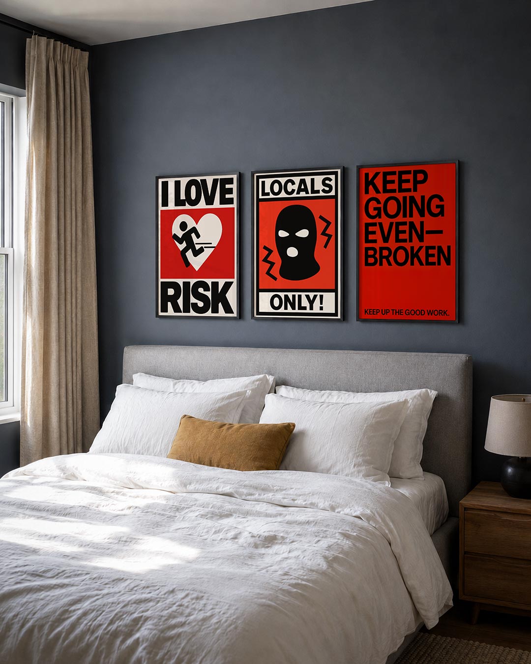 Dynamisch lijnenspel Posterset