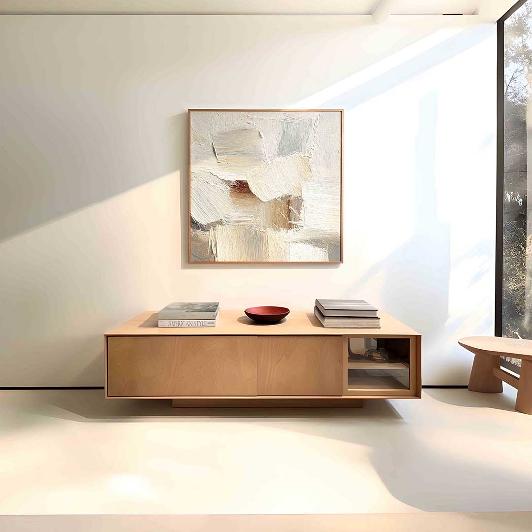 Abstracte beige textuur Poster