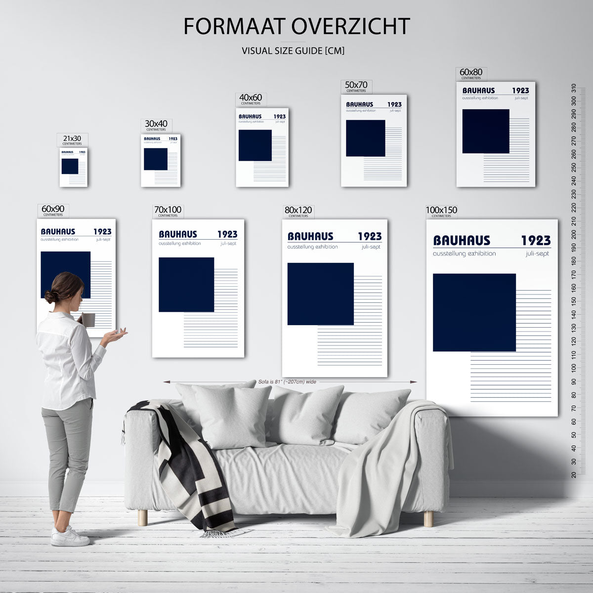 Vorm en lijnen Poster