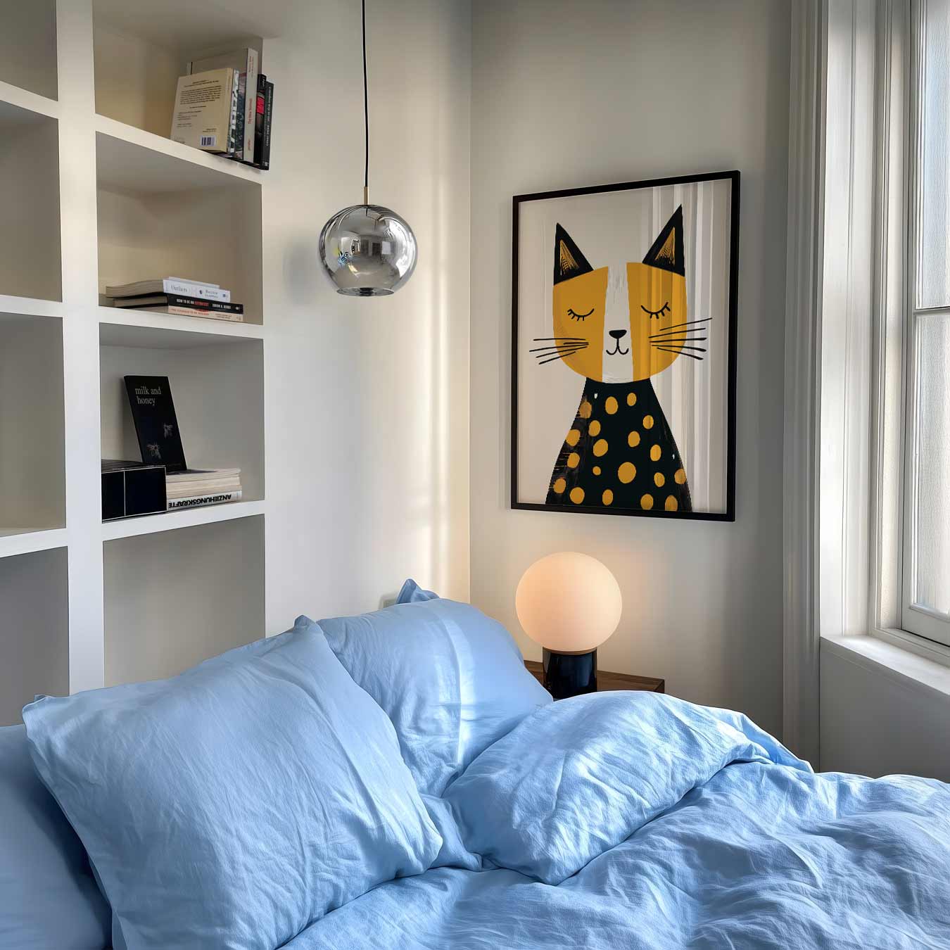 Dromerige Kattenkunst Poster-WallArtistic