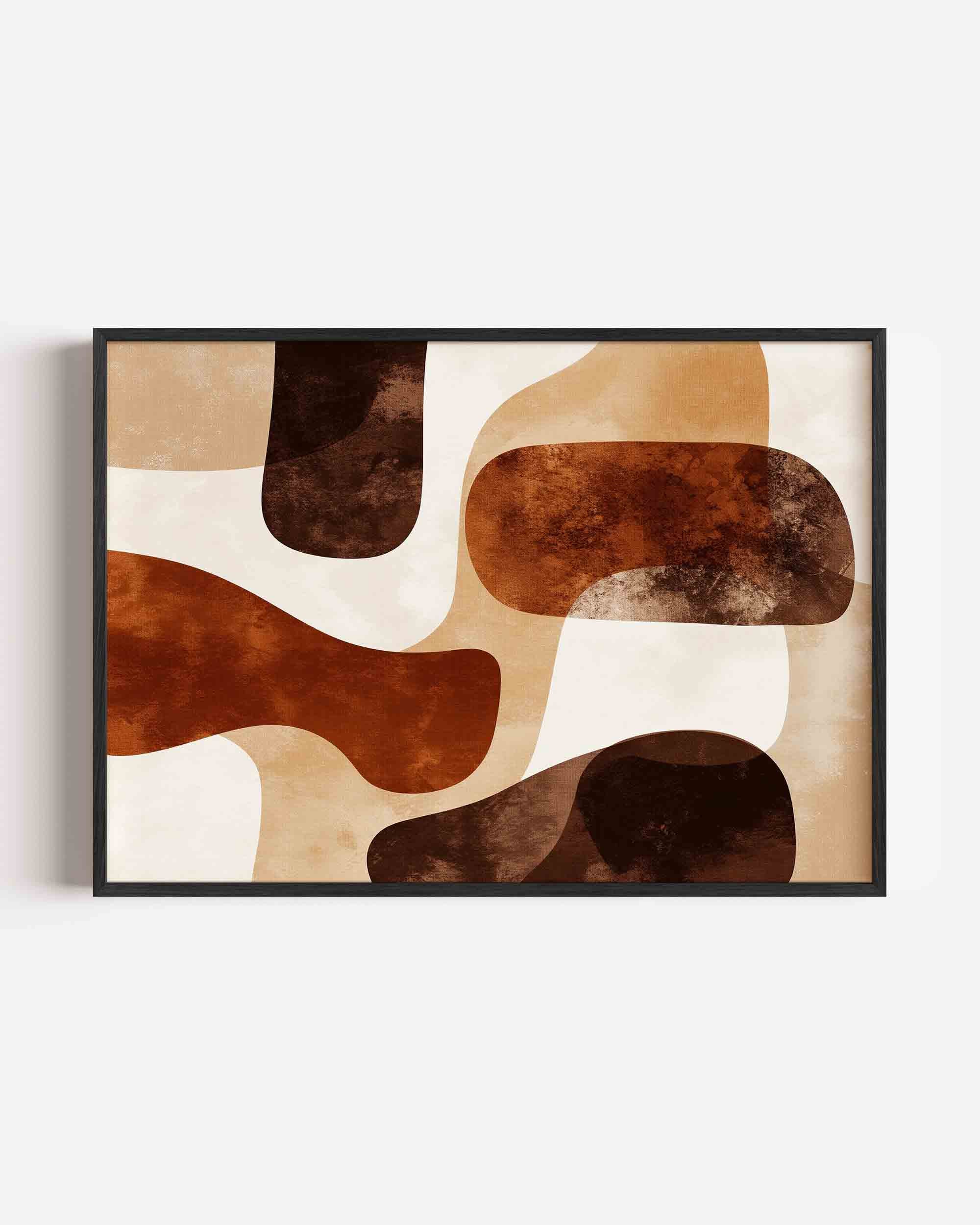 Abstracte vormen Poster
