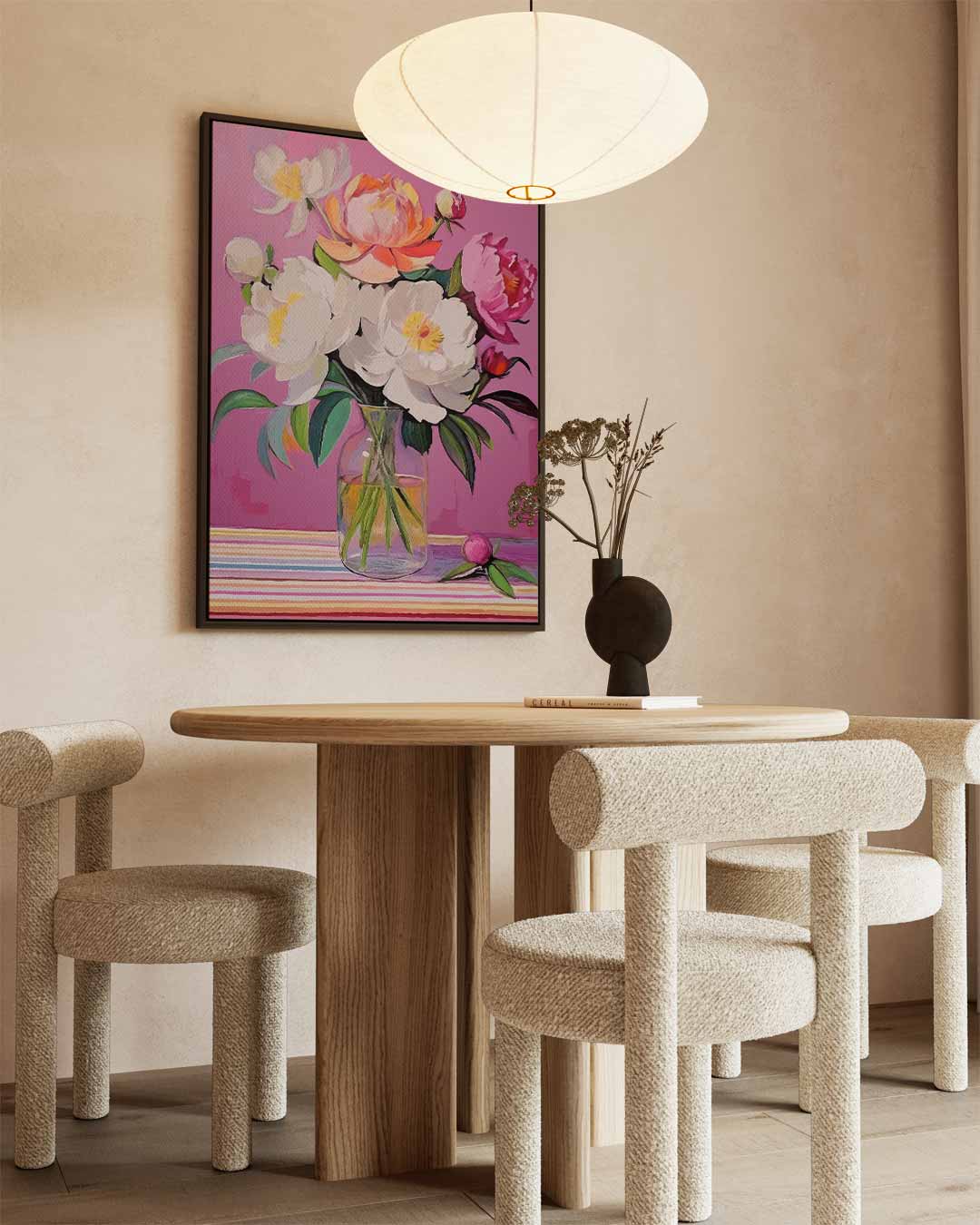 Betoverende Bloemenpracht Kunstwerk-canvas-dibond-plexiglas-wanddecoratie-WallArtistic