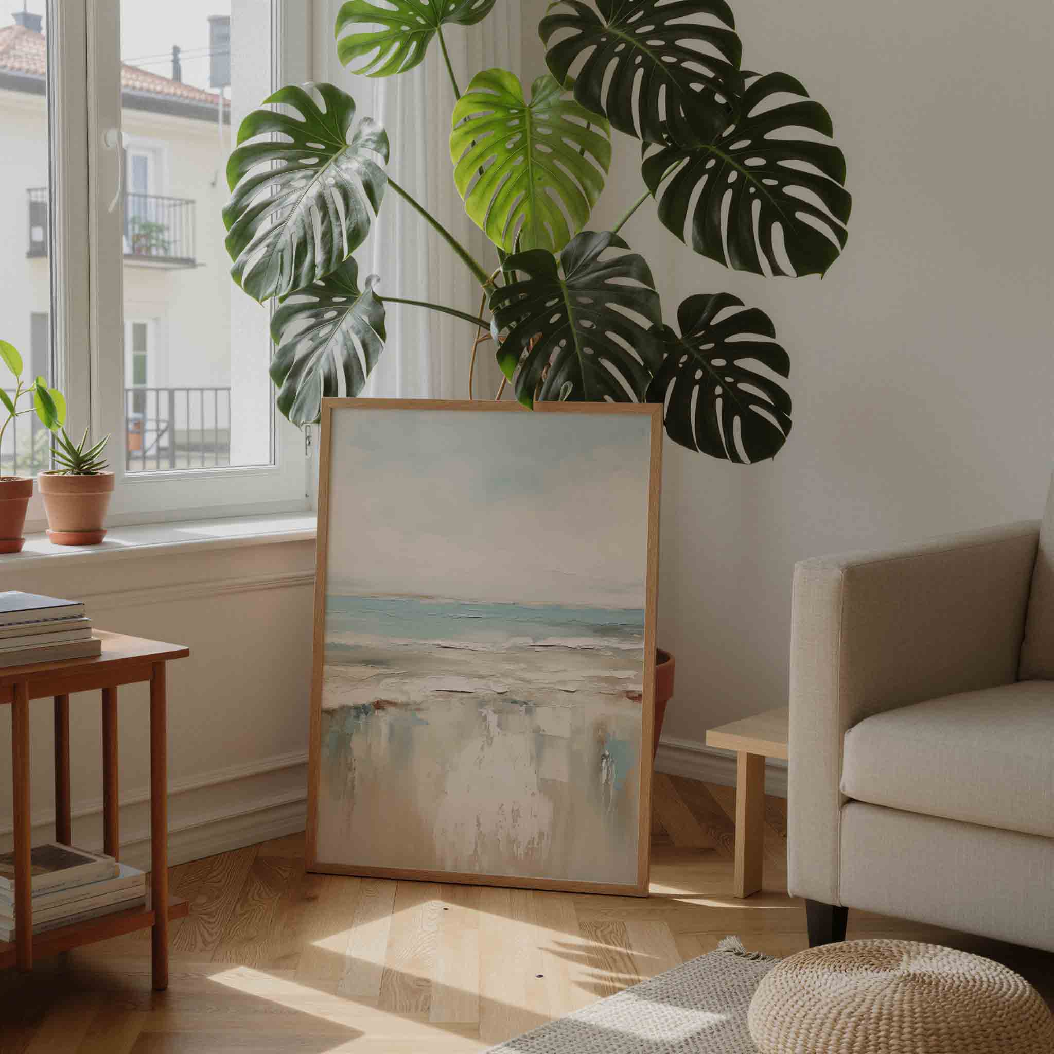 Strand en zee Poster