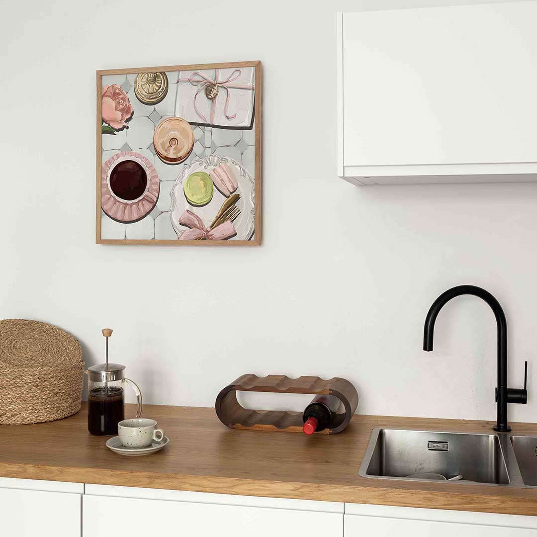 Ontbijt tafel Poster