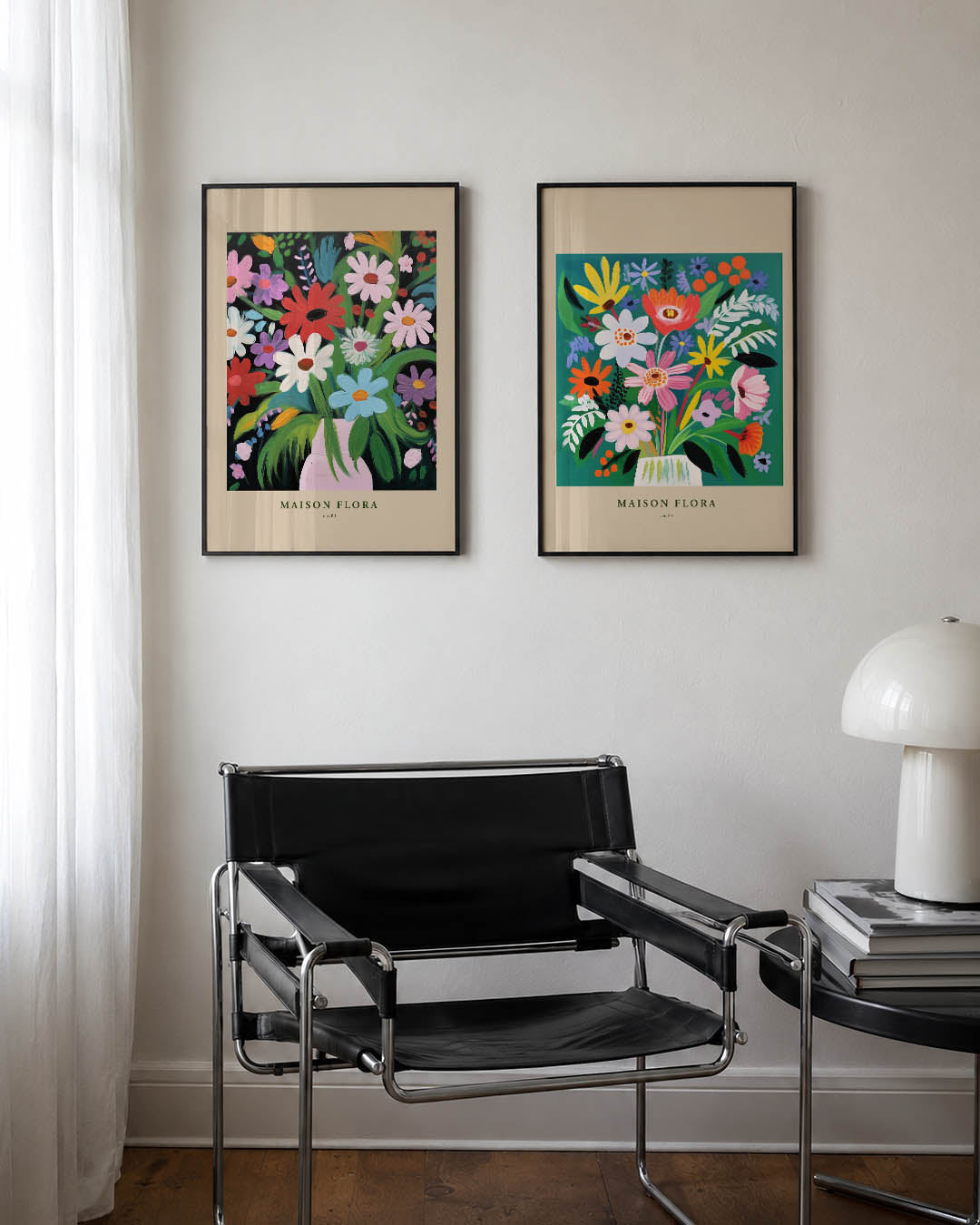 Bloemrijke kleurenpracht Posterset