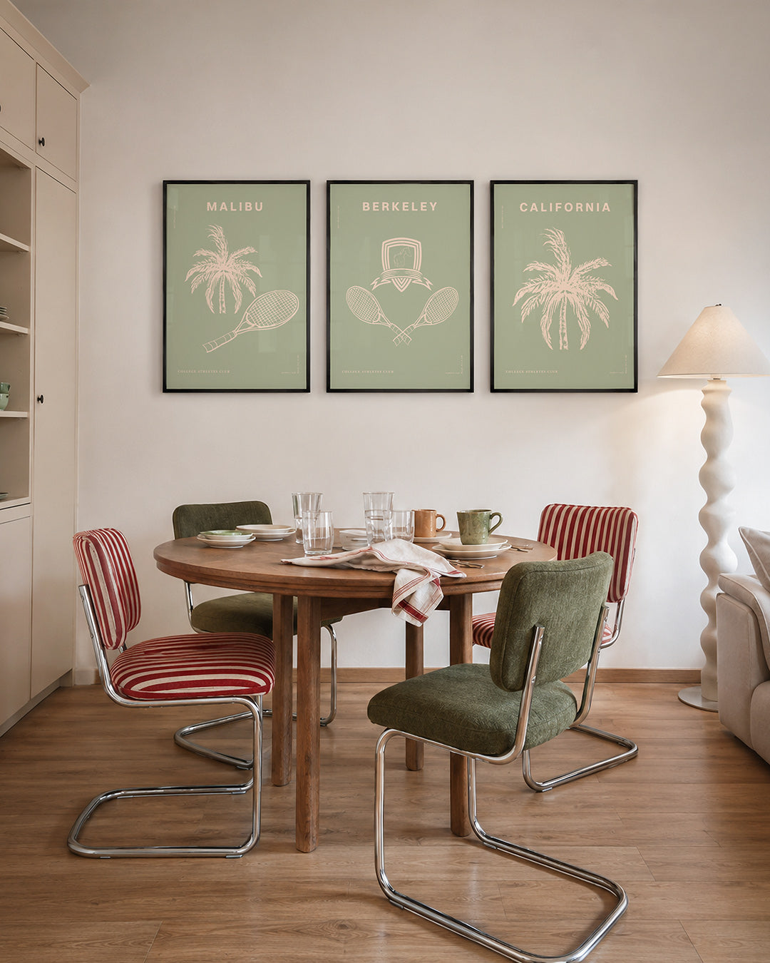 Palm en racket Posterset
