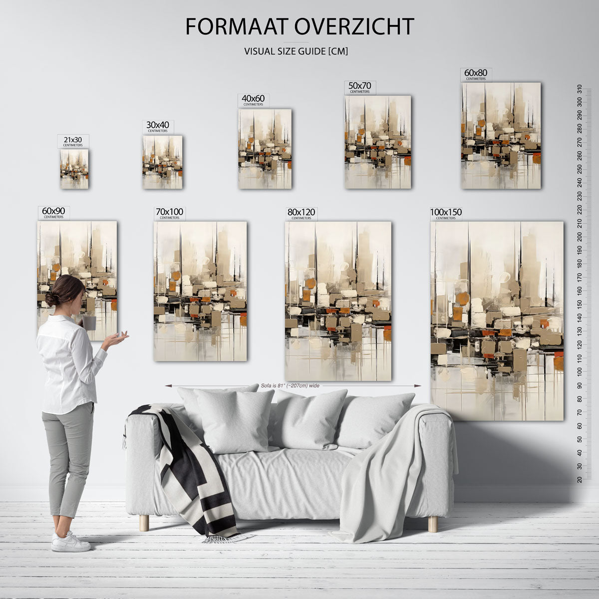Abstracte vormen Poster