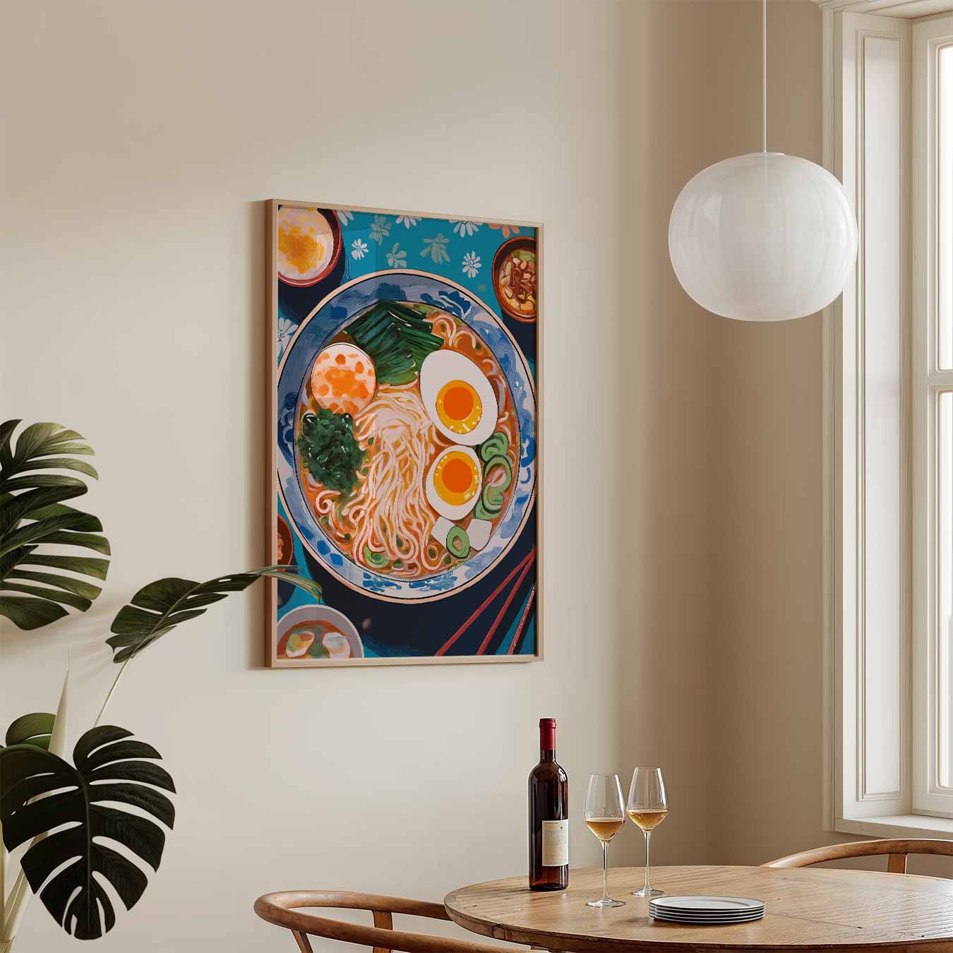 Kleurrijke Ramen Poster-WallArtistic